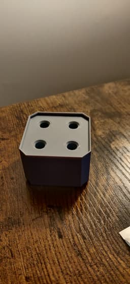 Router Bit Insert - 4x 1/4" Shanks.stl 3d model