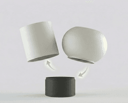 Vaniso Lamp and Vase Kit Nr.4 3d model
