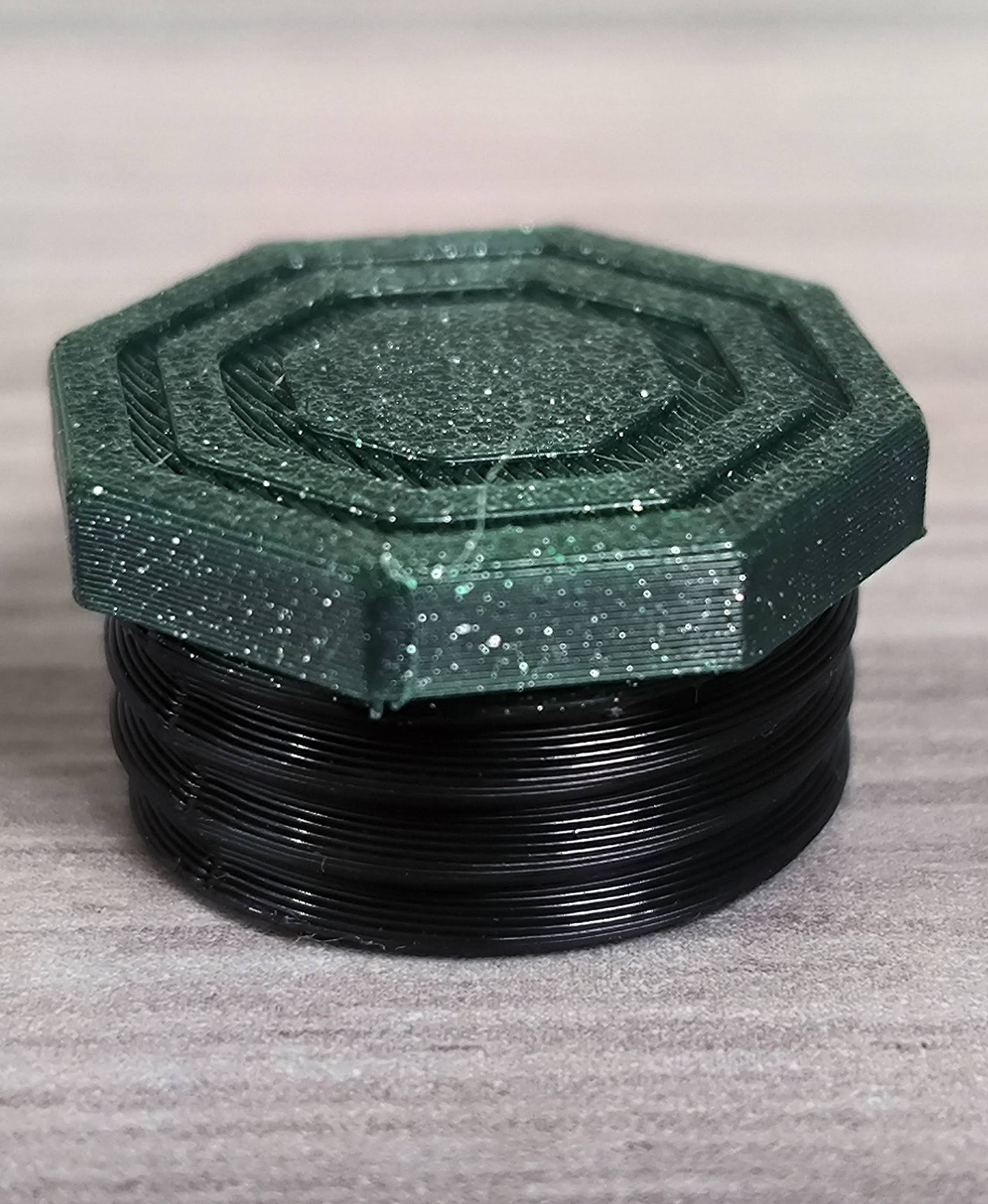 Bambu Lab, PLA Sparkle Green - Black.