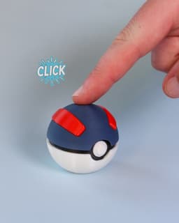 Great Ball Fidget Clicker Keychain 3d model