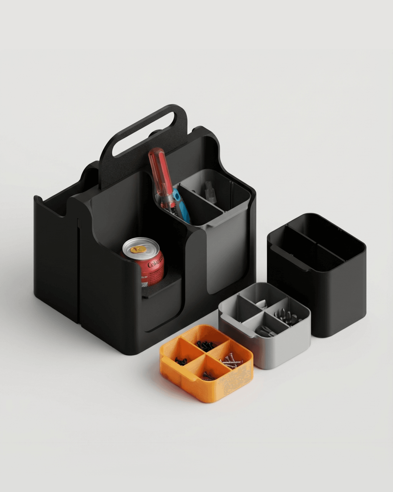 Handheld Portable Tote Set | For Picnic, Outdoor Maintenance and More 3d model
