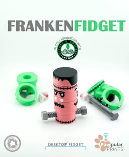 Buckle N' Shackle Collab - Franken Fidget 3d model
