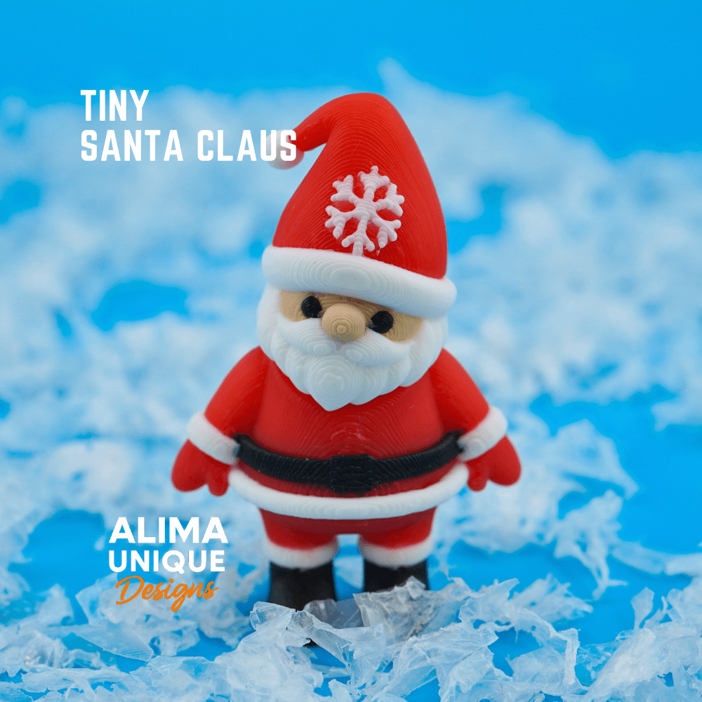 Tiny Santa Claus - Articulated Fidget Toy 3d model