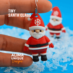 Tiny Santa Claus - Articulated Fidget Toy 3d model