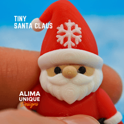 Tiny Santa Claus - Articulated Fidget Toy 3d model