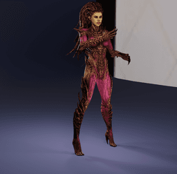 Kerrigan Psionic War Queen v1 3d model