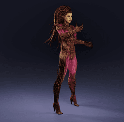 Kerrigan Psionic War Queen v1 3d model