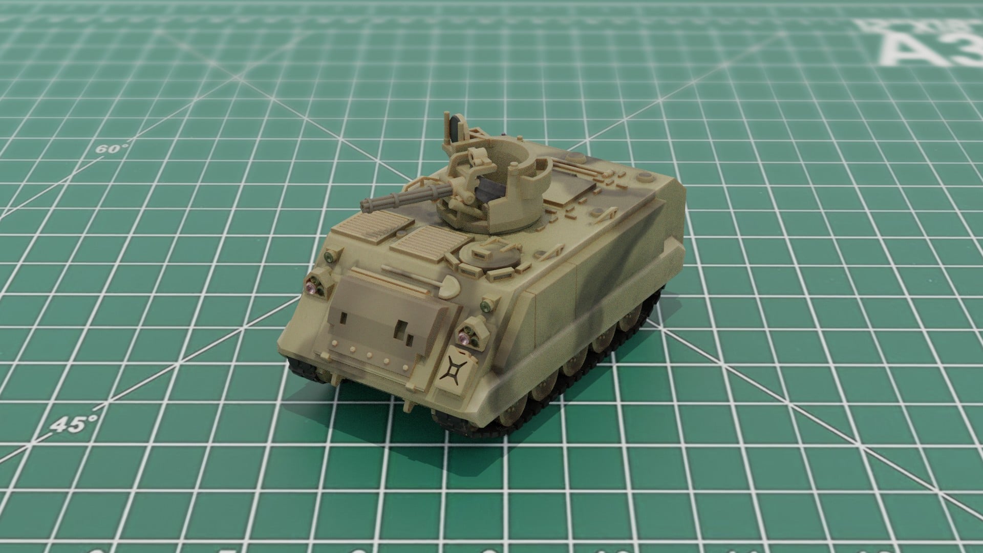 M-163 Vulcan AAA 3D Print Model 3d model