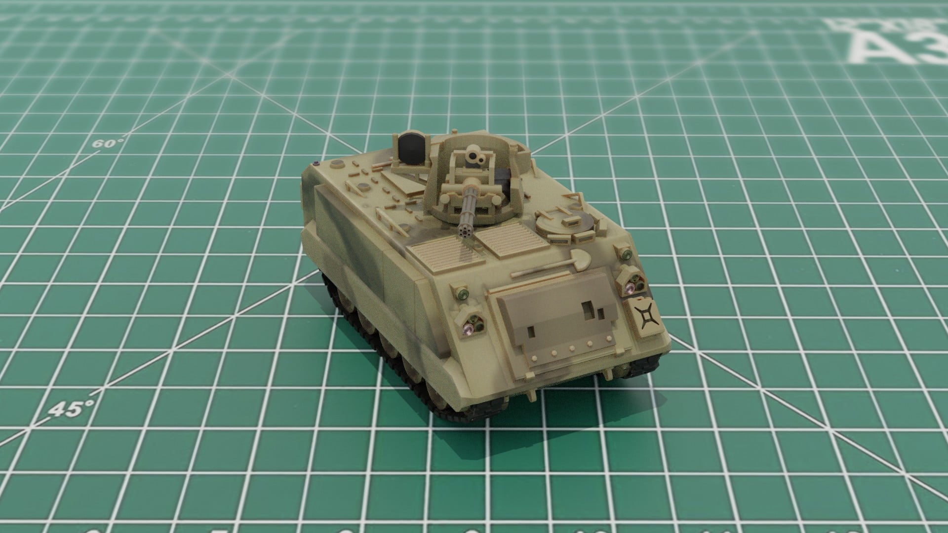 M-163 Vulcan AAA 3D Print Model 3d model