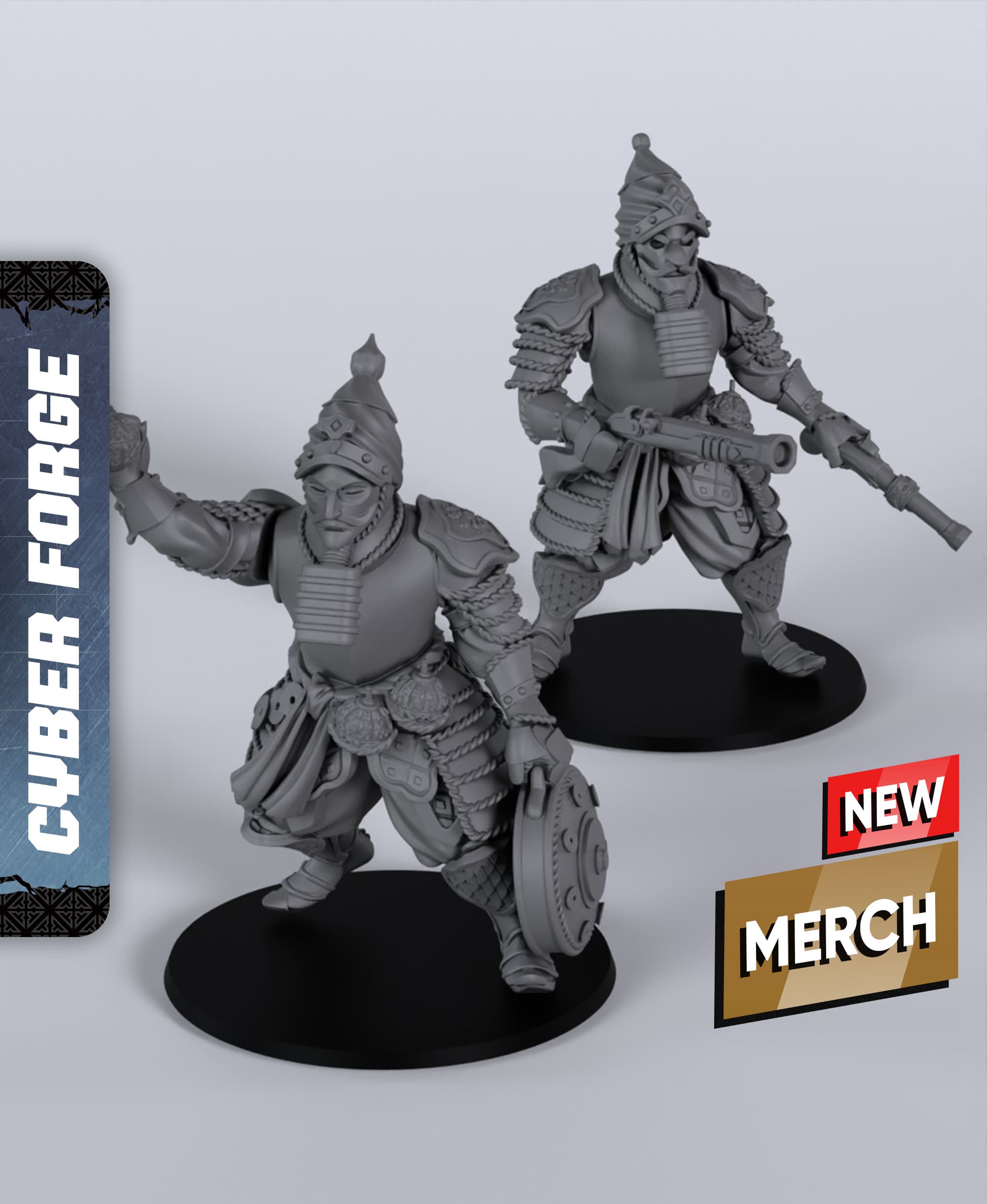 Demir Sapers - With Free Cyberpunk Warhammer - 40k Sci-Fi Gift Ideas for RPG and Wargamers 3d model
