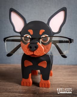 PINSCHER GLASSES HOLDER 3d model
