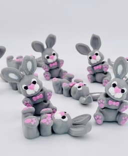 Sitting Critters -Bunny 3d model
