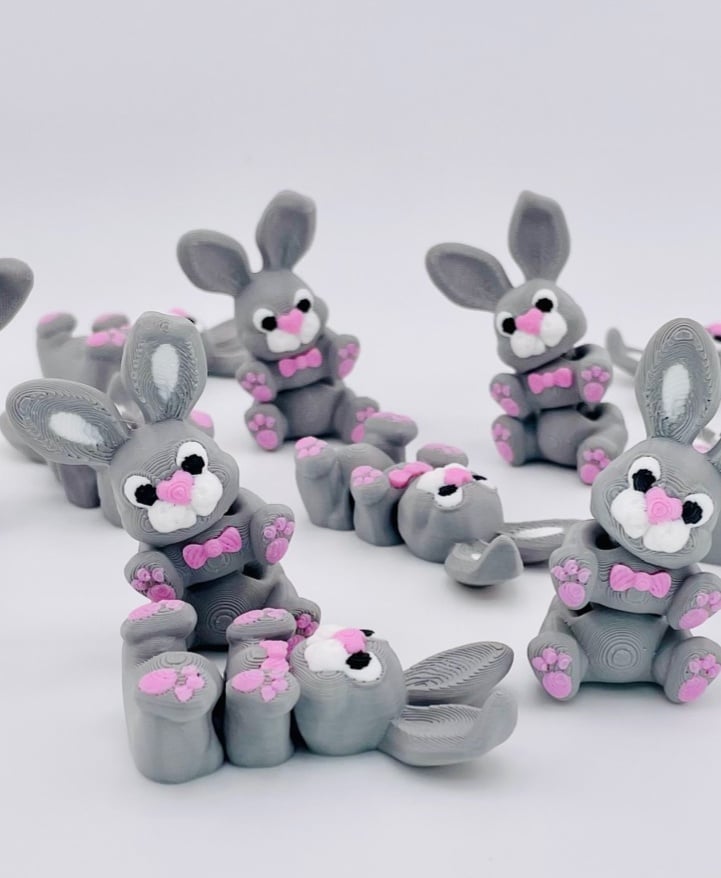 Sitting Critters -Bunny 3d model