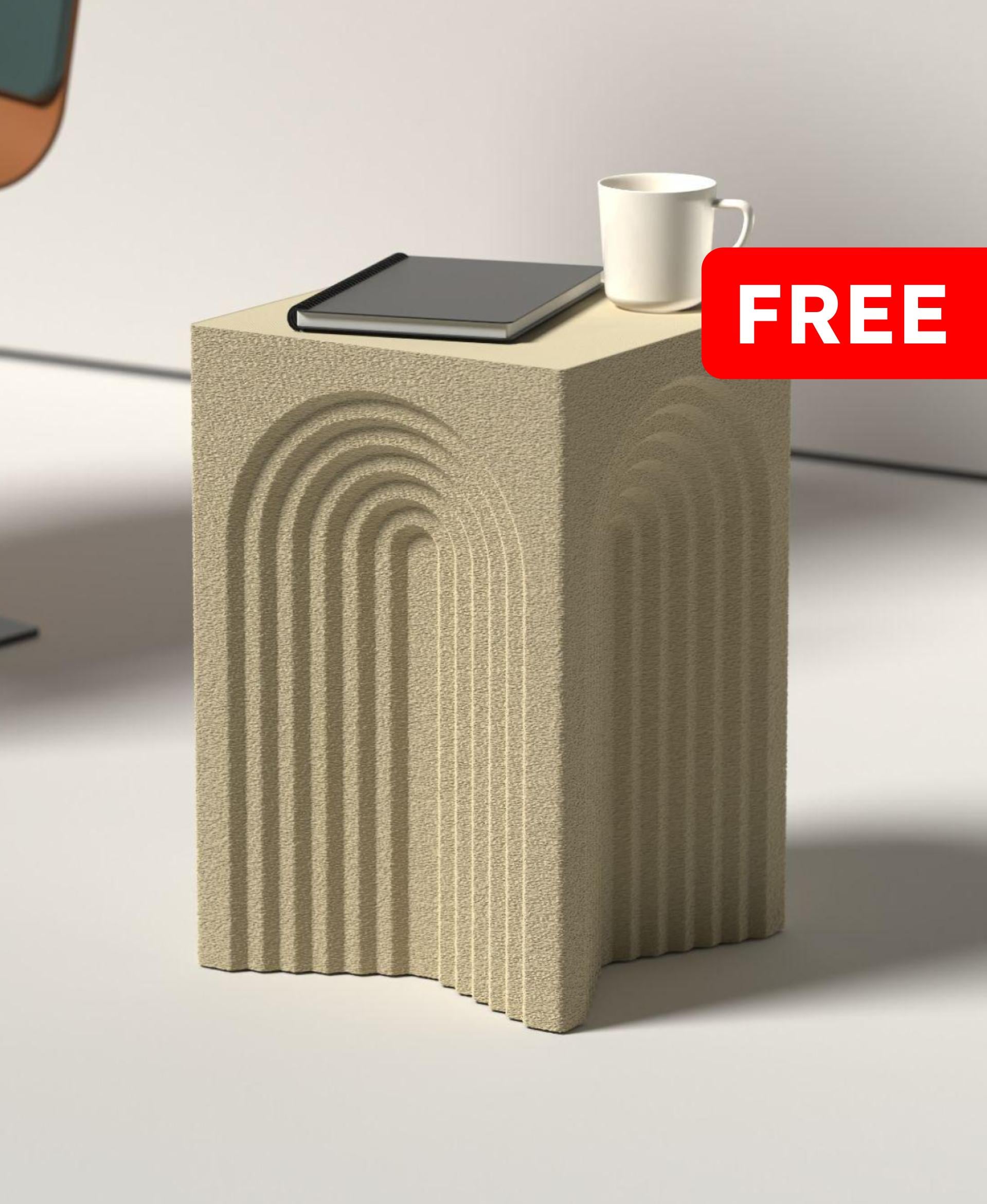 Arch Retro - Fully 3D printed coffee table - SIDE Collection 3d model