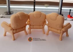 Armchair miniature 3d model