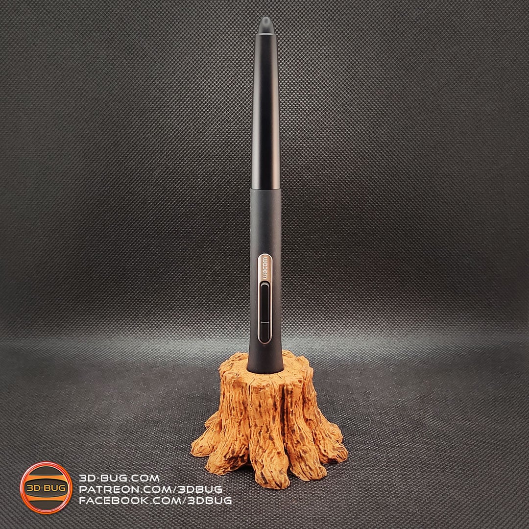 Artistic Wacom Pen Holder 3d model