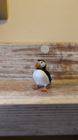 Puffin bird figure 3d model