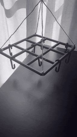 Grid Hanger and Hooks 3d model