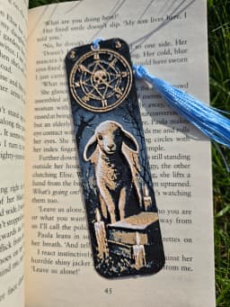 Silent Watch – 3D Printed Bookmark (HueForge Multi-Color Design) 3d model
