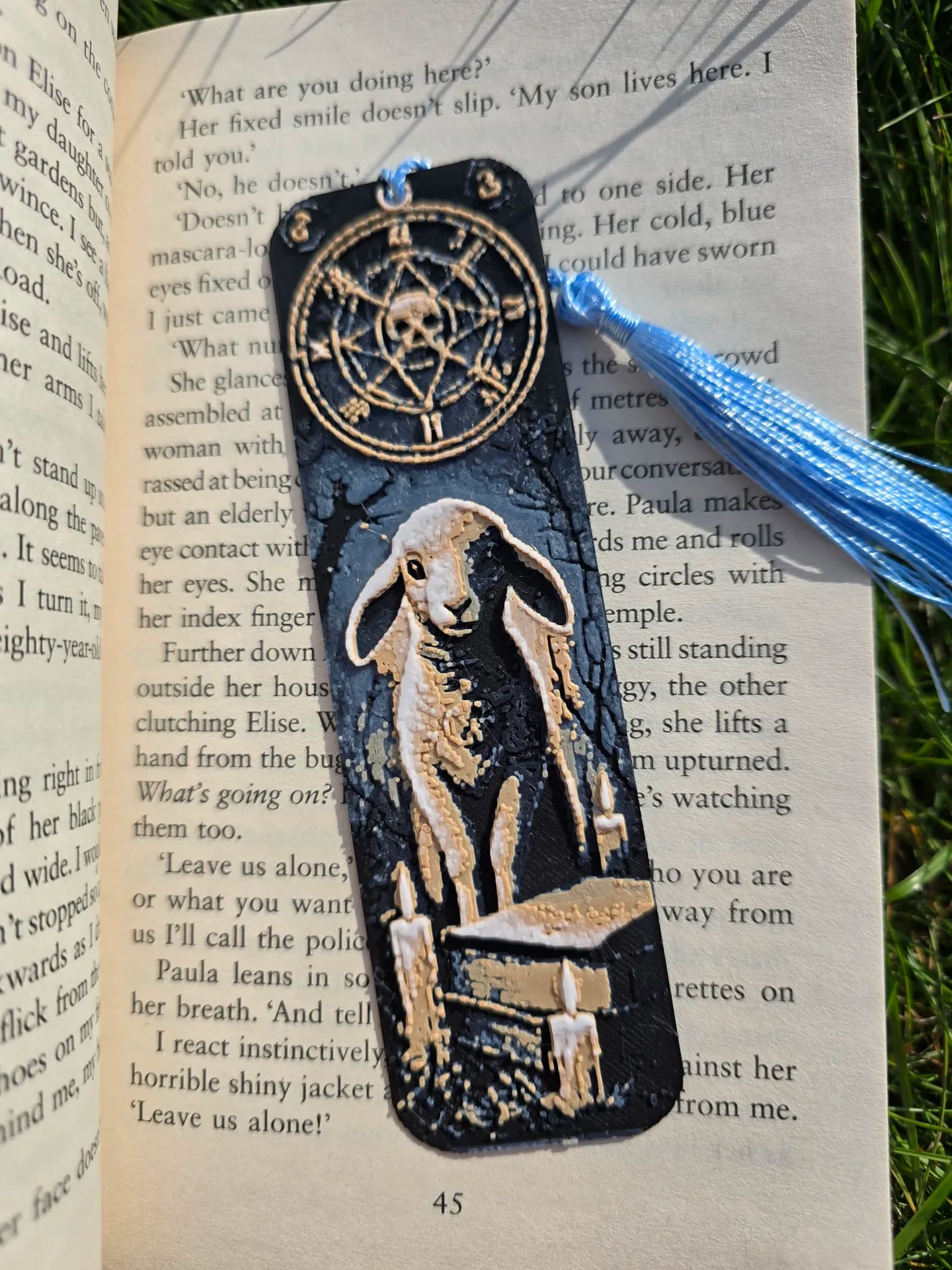 Silent Watch – 3D Printed Bookmark (HueForge Multi-Color Design) 3d model