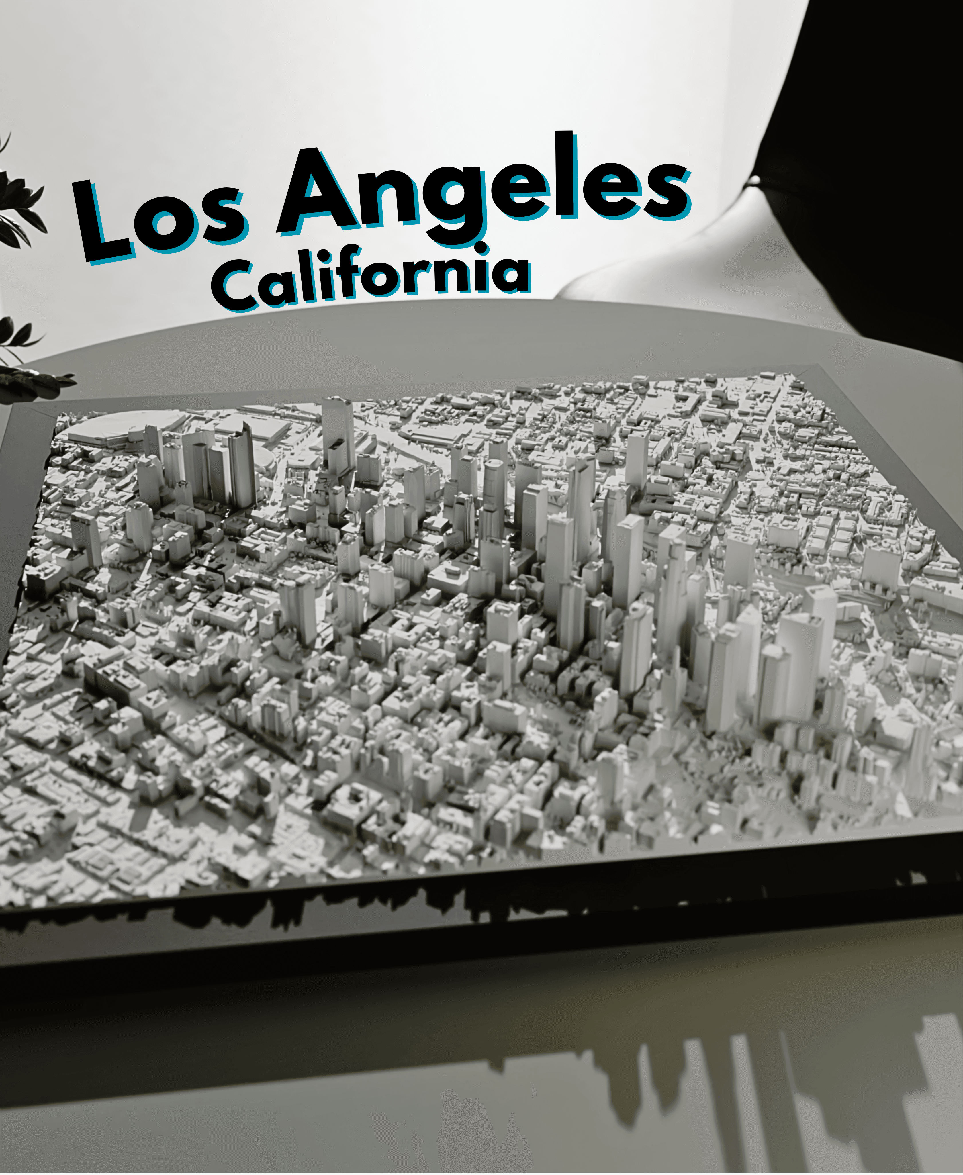 Los Angeles, CA - L & XL 3d model