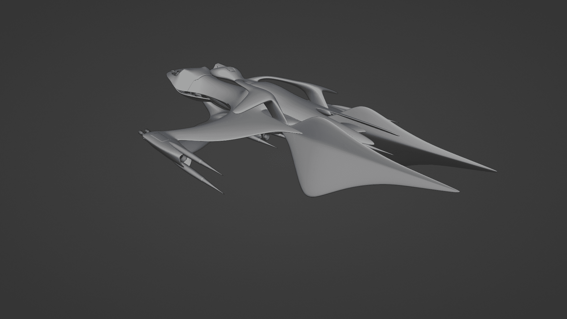 PROJECT MANTARAY STARSHIP FOR 3D PRINT 3d model