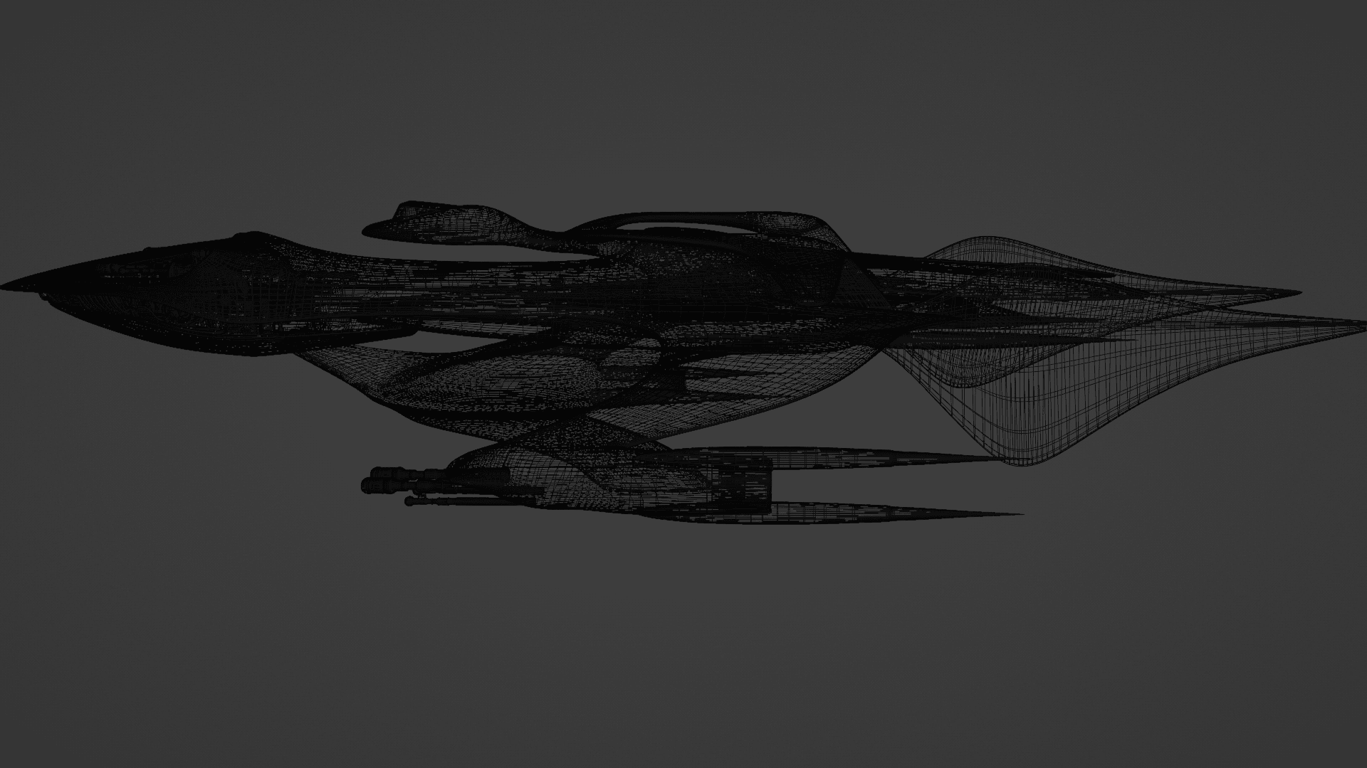 PROJECT MANTARAY STARSHIP FOR 3D PRINT 3d model
