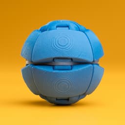 Zorbles - Ultimate Squishy Clicker Fidget with Carrying Case 3d model