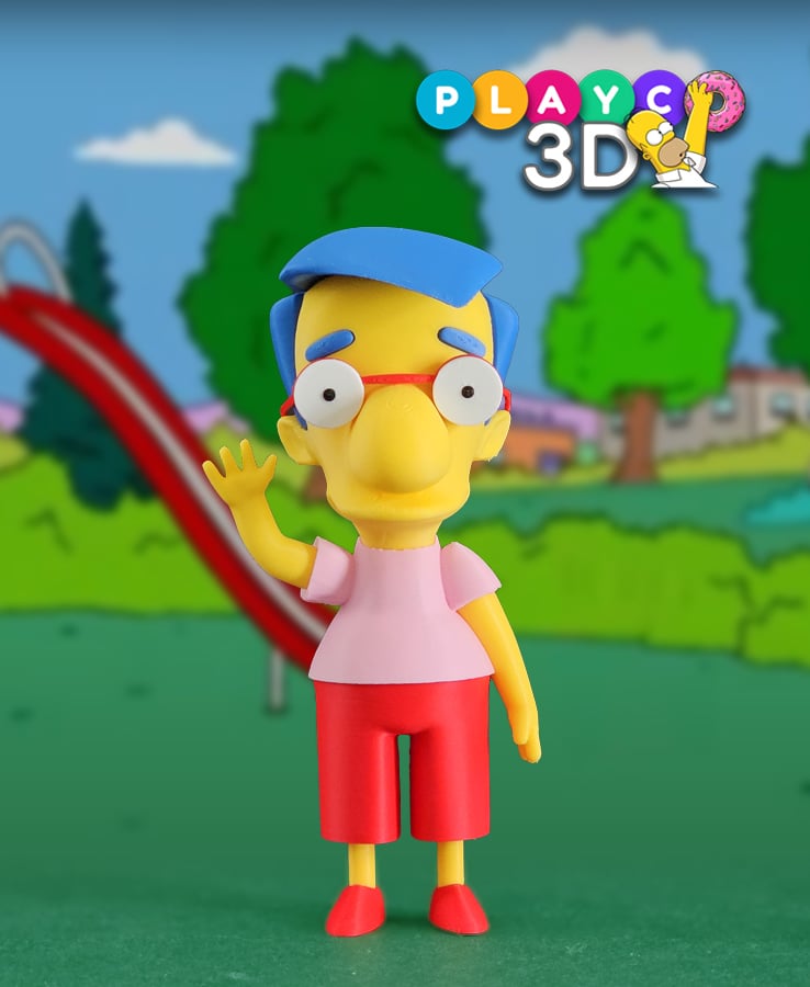 Milhouse Houten 3d model