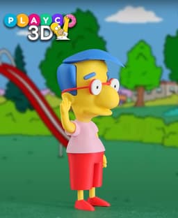 Milhouse Houten 3d model