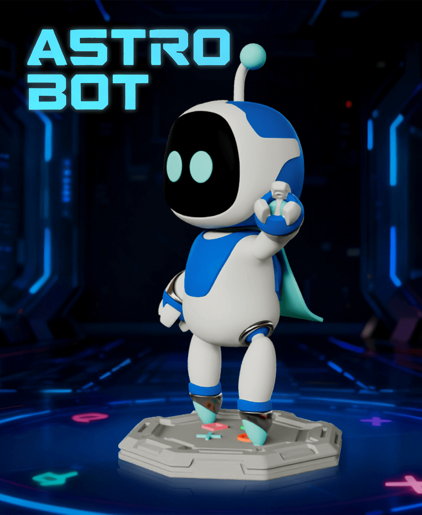 Astro Bot 3d model
