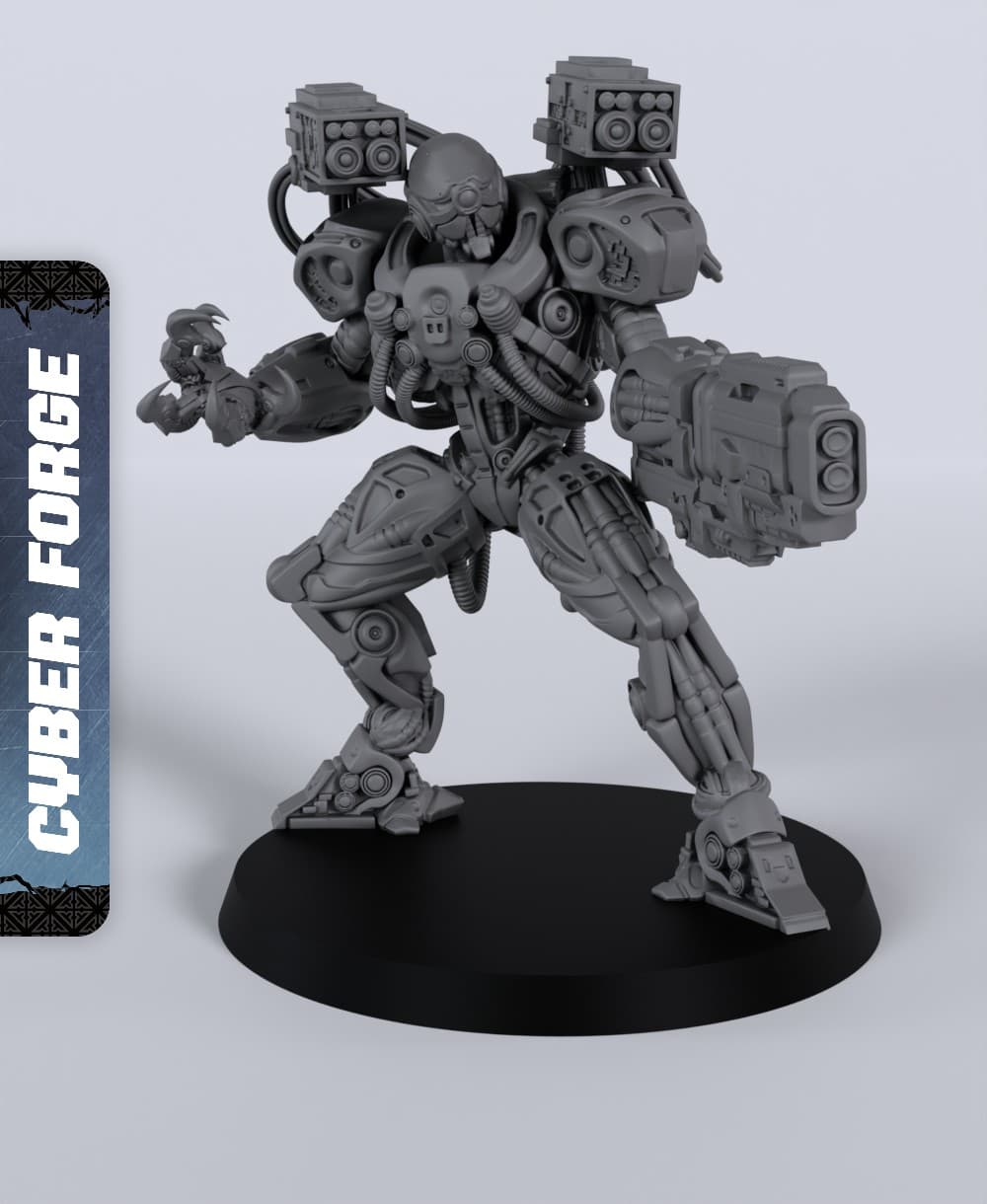 Corpo Eliminator - With Free Cyberpunk - Sci-Fi Gift Ideas for RPG and Wargamers 3d model
