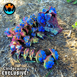 Baby Mushroom Dragon 3d model