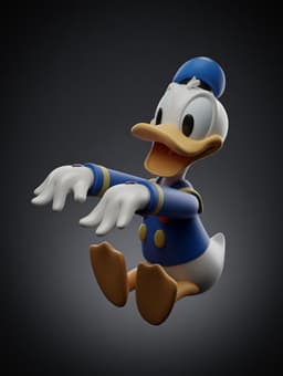 Sailor Duck Monitor Pal 3d model