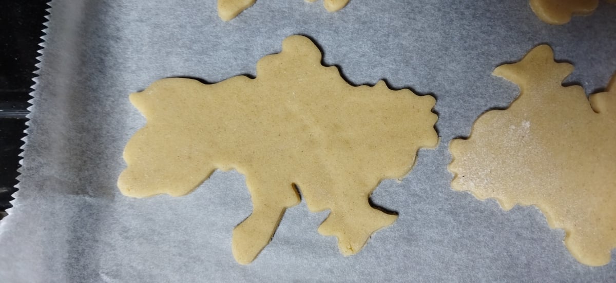 Ukraine Cookie Cutter - Large-size cookie, raw - 3d model