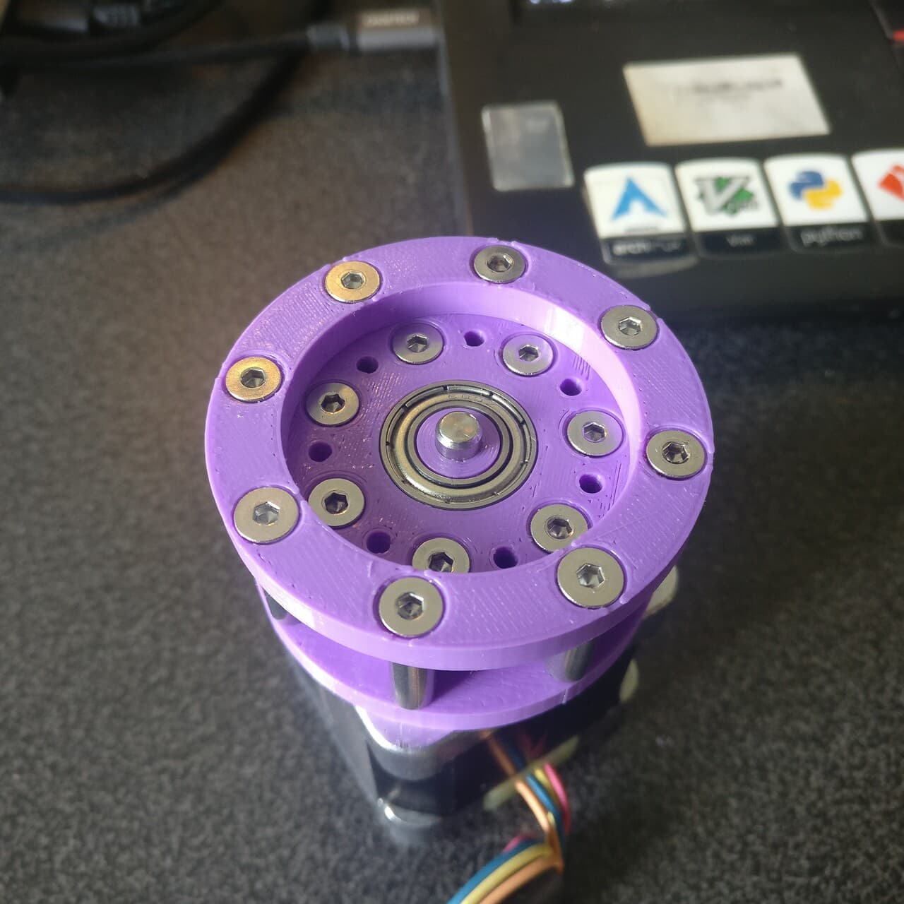 NEMA-17 Cycloidal Gearbox - The gearbox without the output hub. - 3d model