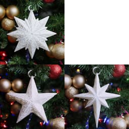 Voronoi Tree Star Ornaments 3d model