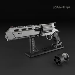 Resident Evil Requiem Revolver - 3D Model For 3D Printing 3d model