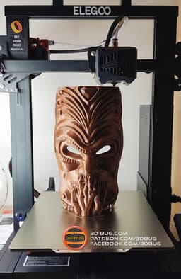 Decorative wall mask 3d model