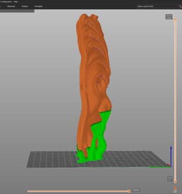 Decorative wall mask 3d model