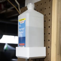 Isopropyl Alcohol Quart Holder // Peg Anything 3d model
