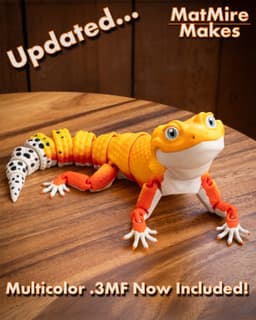 Leopard Gecko - Articulated Figure 3d model
