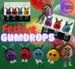 Festive Flexi Gumdrop 3d model