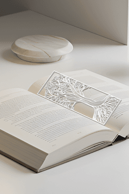 Tree Bookmark, Creativity Bookmark, Gift Idea 3d model