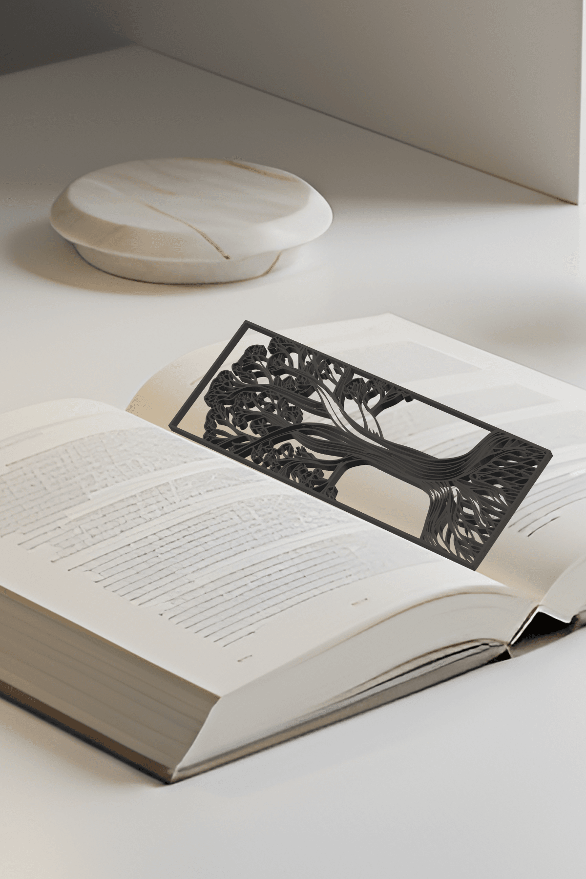 Tree Bookmark, Creativity Bookmark, Gift Idea 3d model