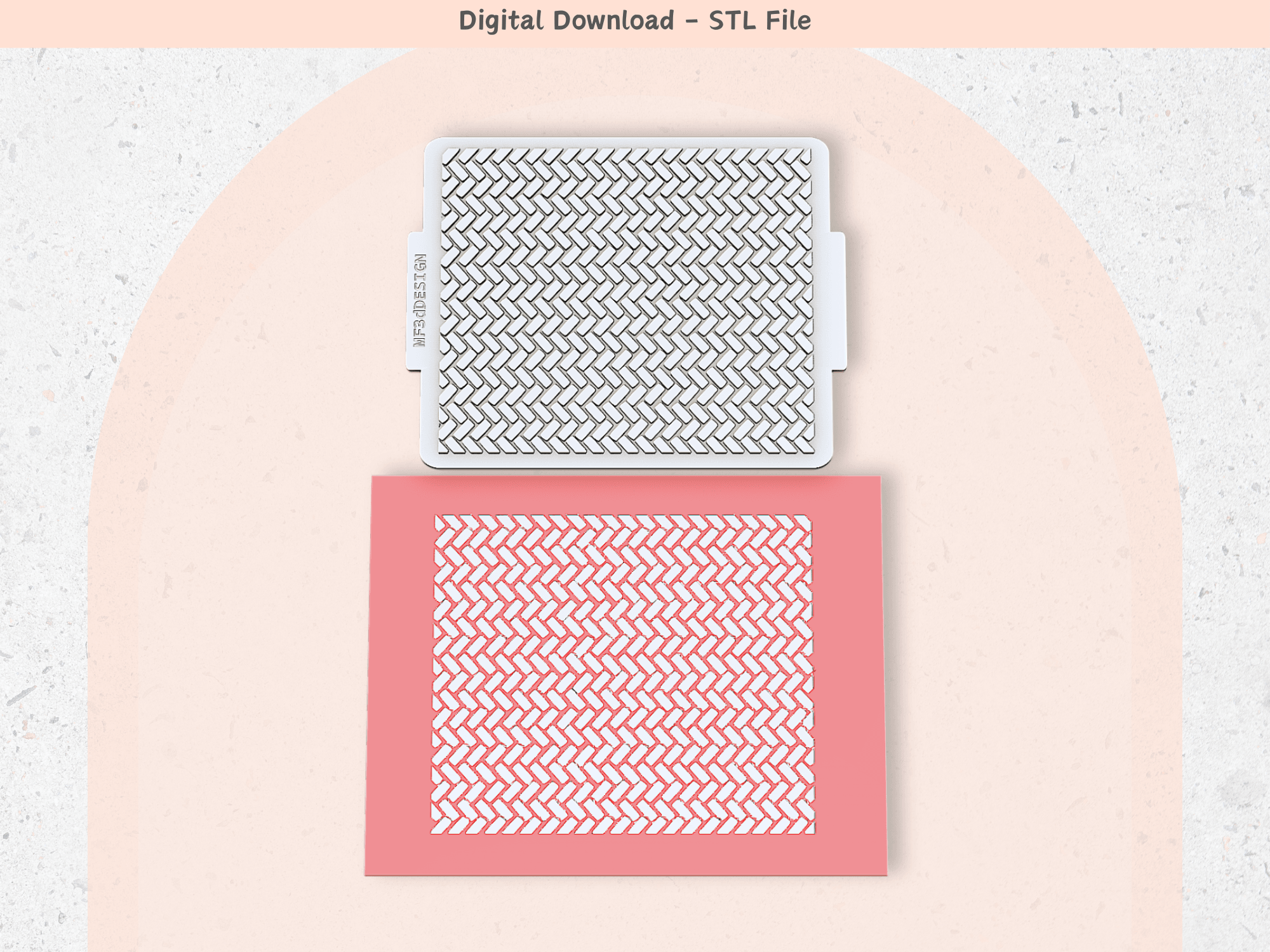 Bricks Texture Mat 3d model