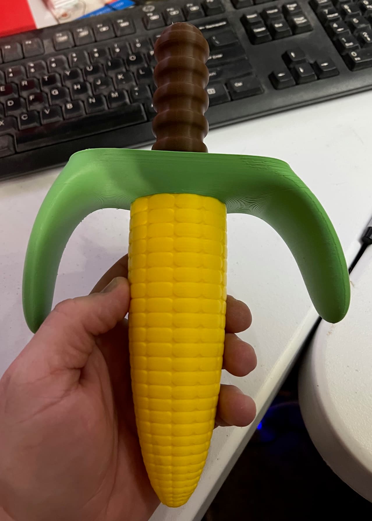 Had fun printing this one. Good vibes of growing up in Illinois surrounded by all the corn fields. Went with the green for the husks, and for the brown part as dirt.