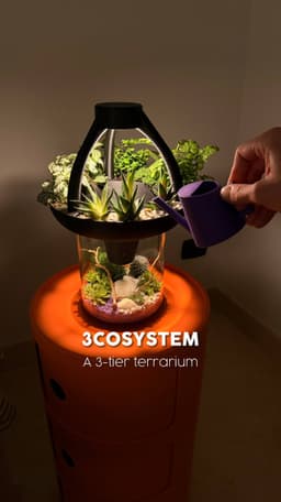 3COSYSTEM | A 3-TIER TERRARIUM 3d model