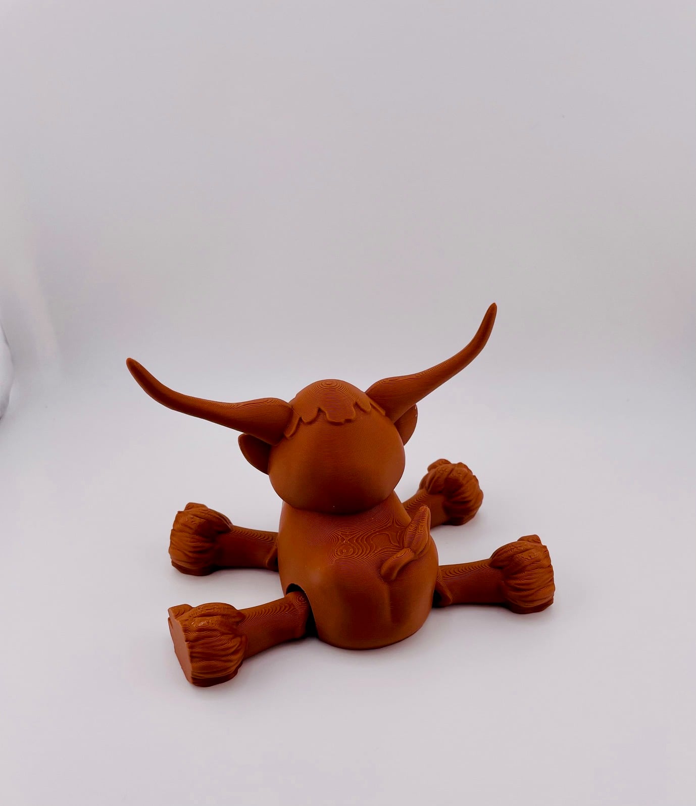 Longhorn Cow Flexi 3d model