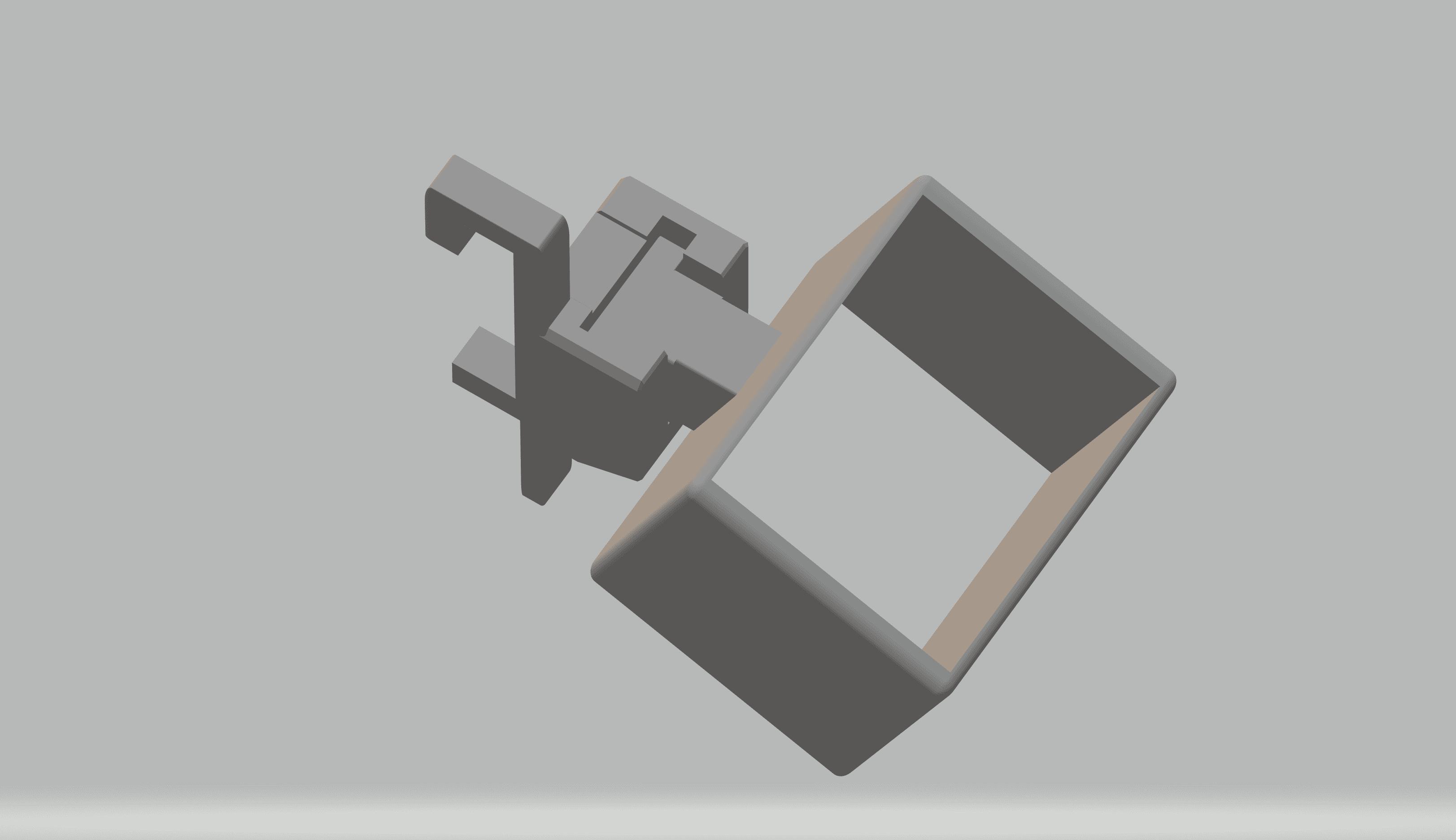 FHW: IKEA Pegboard (SKÅDIS) T- Slot Hole punch holder v1 3d model